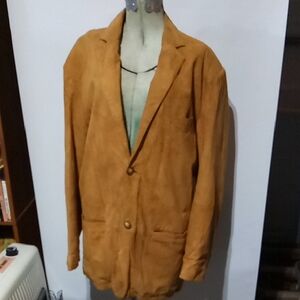 Vintage Jhane Barnes suede coat jacket